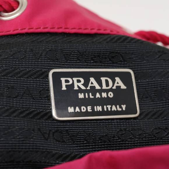 PRADA Shoulder Bag Nylon Red Auth 29726 - Picture 11 of 16